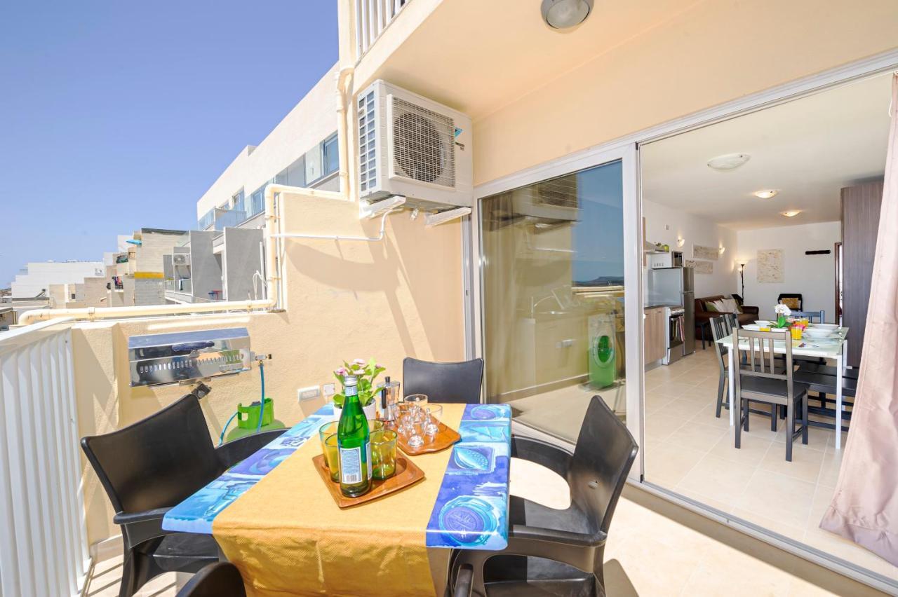 Summer Breeze Apartment With Panoramic Terrace - By Getawaysmalta Мелліха Екстер'єр фото