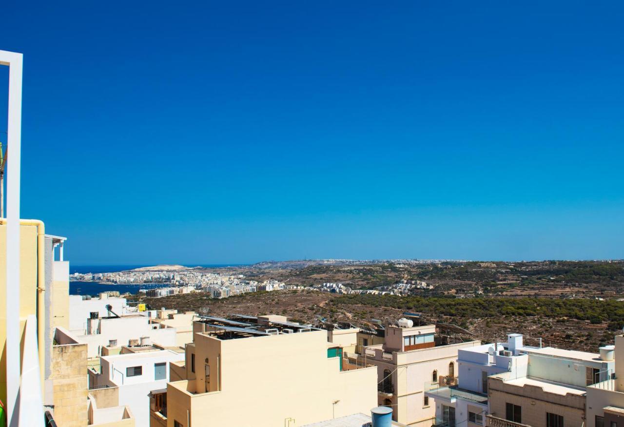 Summer Breeze Apartment With Panoramic Terrace - By Getawaysmalta Мелліха Екстер'єр фото